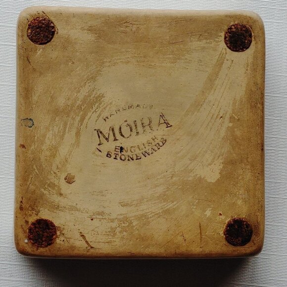 Vintage Moira Pottery England Heavy Stoneware Advertising Ashtray Ladies… - Picture 2 of 4